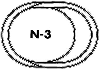 Atlas N-3 Code 80 Layout Double Track Loop ALK11003
