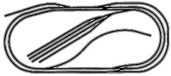 Atlas N-9 Code 80 Layout Multiple Track Arrangement ALK11009