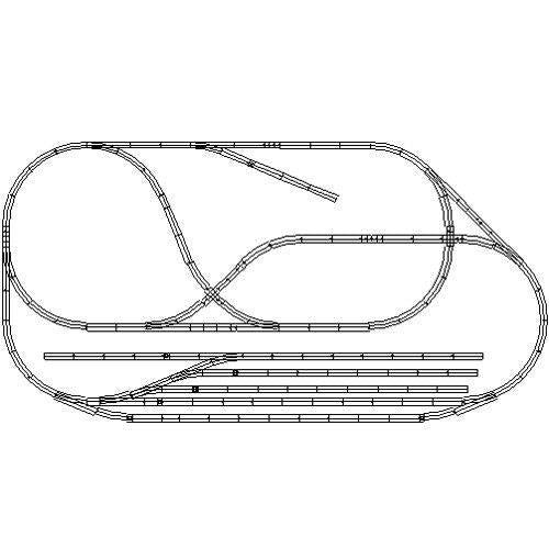 Atlas O 3 Rail 21st Century Layout Package Valley Crossing ALO-13