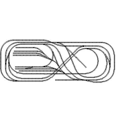 Atlas O 3 Rail 21st Century Layout Package Diablo Canyon Lines ALO-21