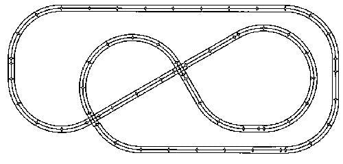 Atlas O 3 Rail 21st Century Layout Package The Pacific Pretzel ALO-25