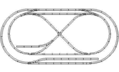 Atlas O 3 Rail 21st Century Layout Package Continuous Running ALO-3
