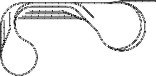 Atlas O 3 Rail 21st Century Layout Package Maderes Golden Spike ALO-34