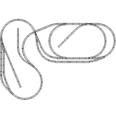 Atlas O 3 Rail 21st Century Layout Package Empire Building ALO-6