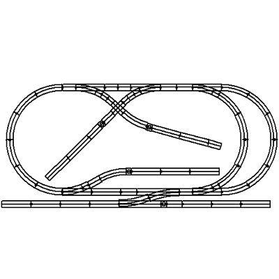 Atlas O 3 Rail 21st Century Layout Package Kansas City Connecting ALO-9