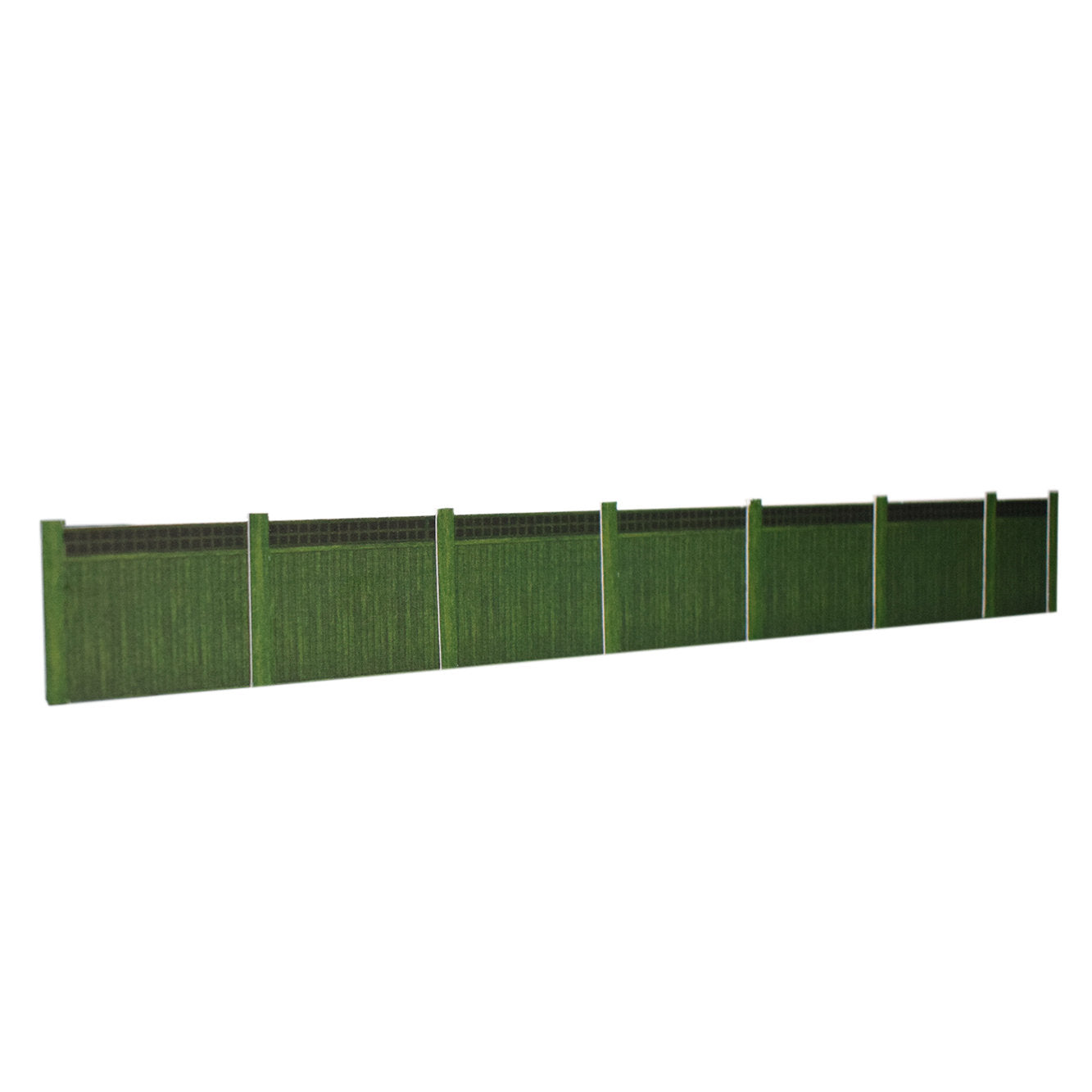 ATD Models Wooden Fencing Green with Trellis Top Card Kit ATD016