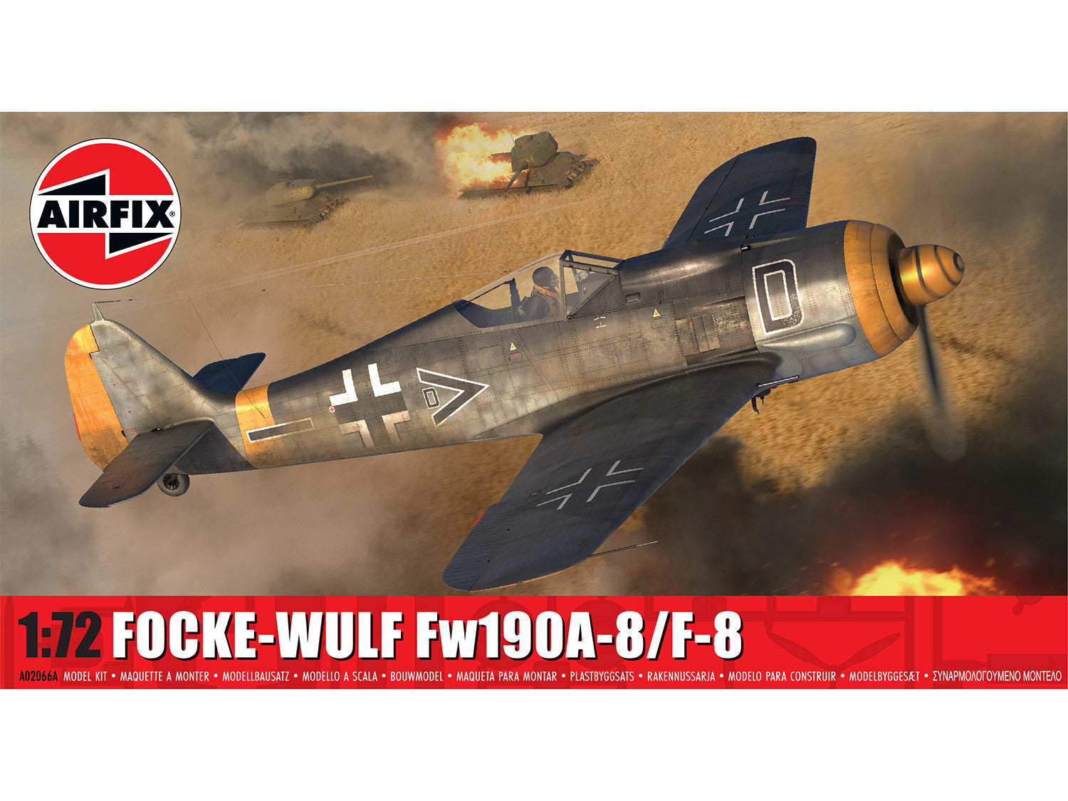 German Focke-Wulf Fw190A-8/F-8 (1:72 Scale)