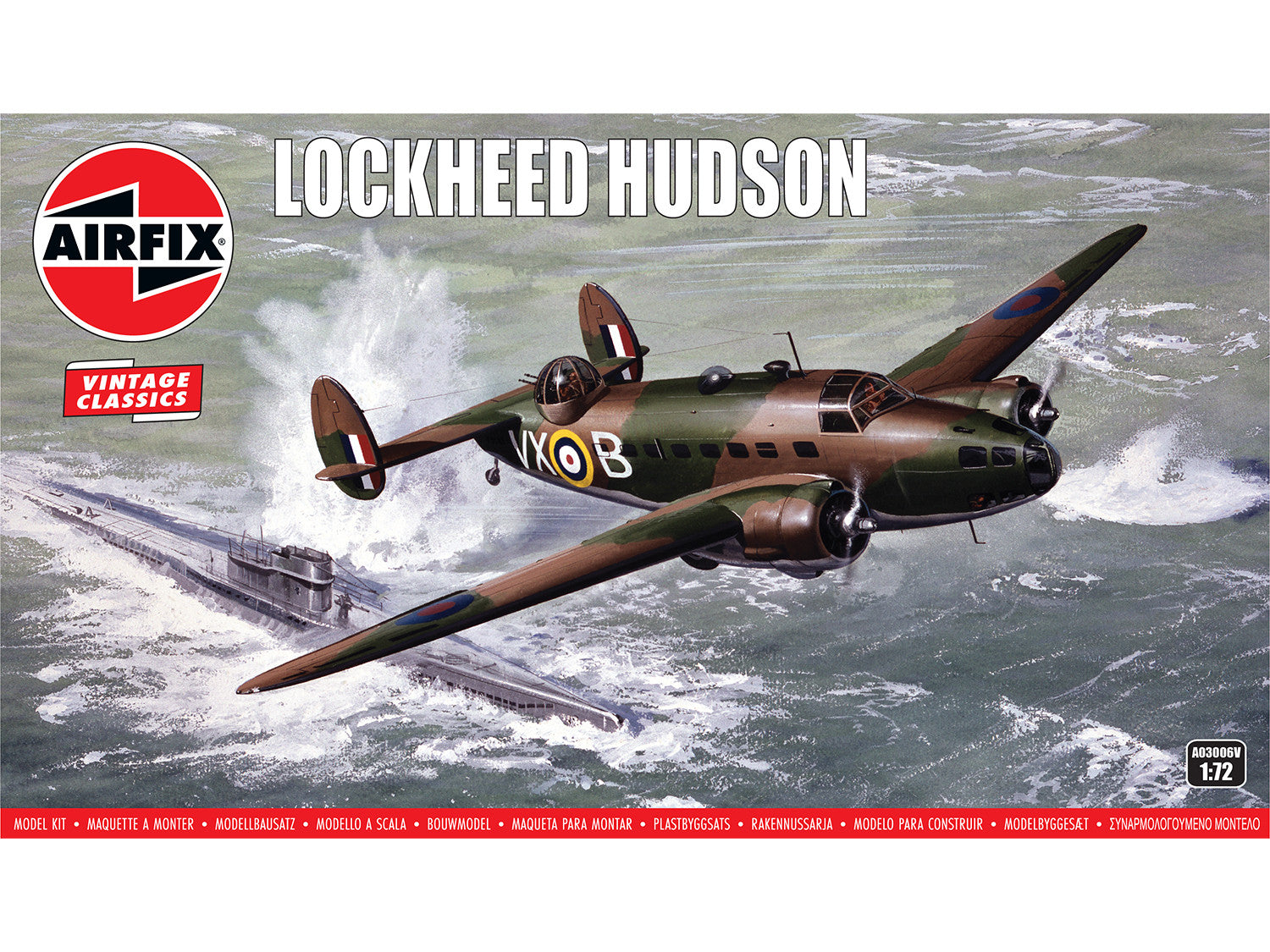 Vintage Classics British Lockheed Hudson (1:72 Scale)