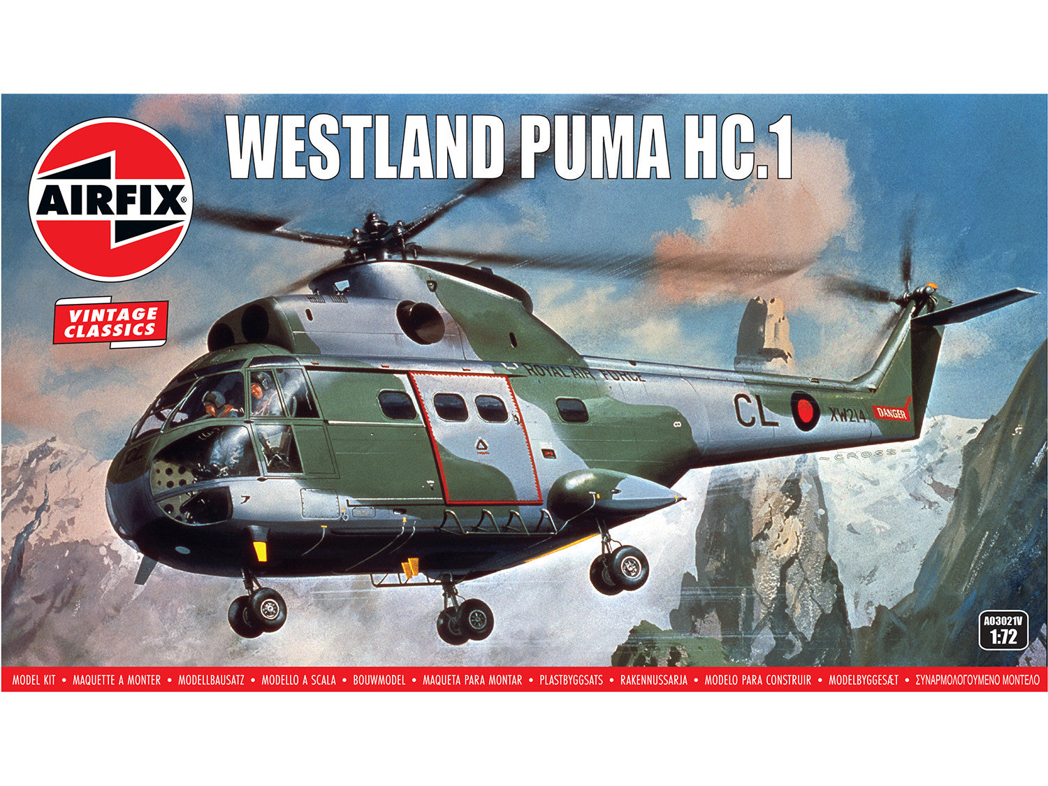 Vintage Classics British Westland Puma HC.1 (1:72 Scale)