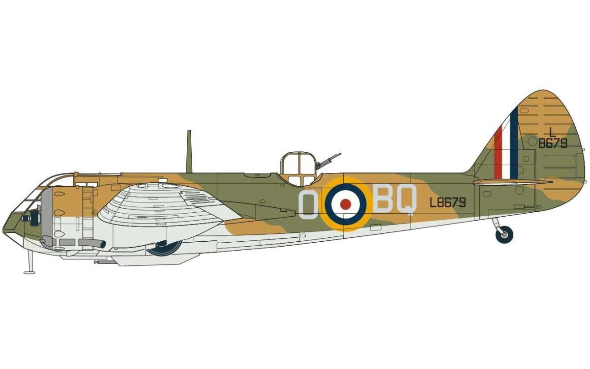 British Bristol Blenheim Mk1f (1:72 Scale)