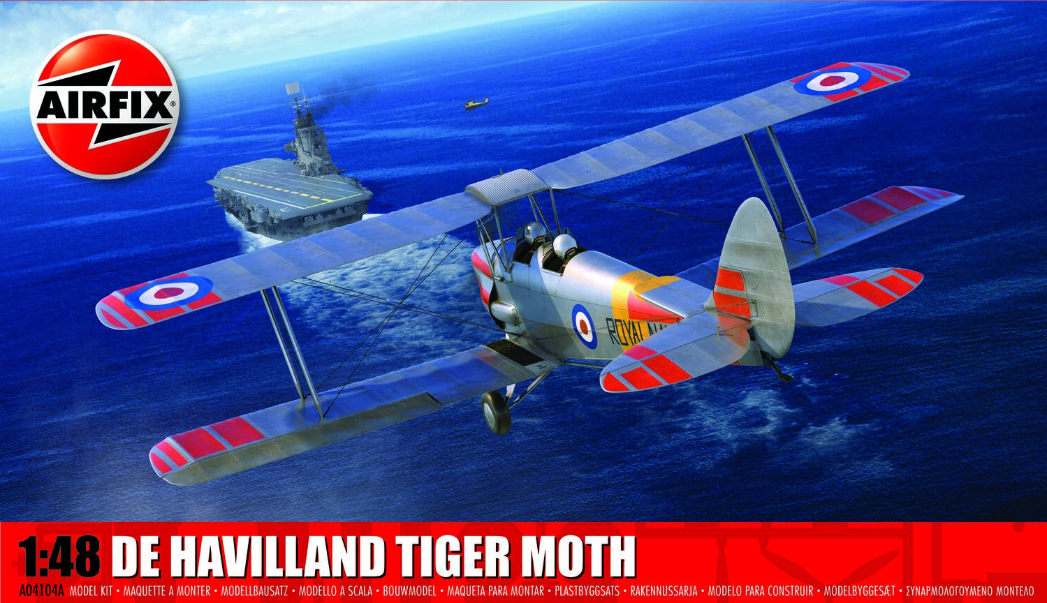 British De Havilland Tiger Moth (1:48 Scale)