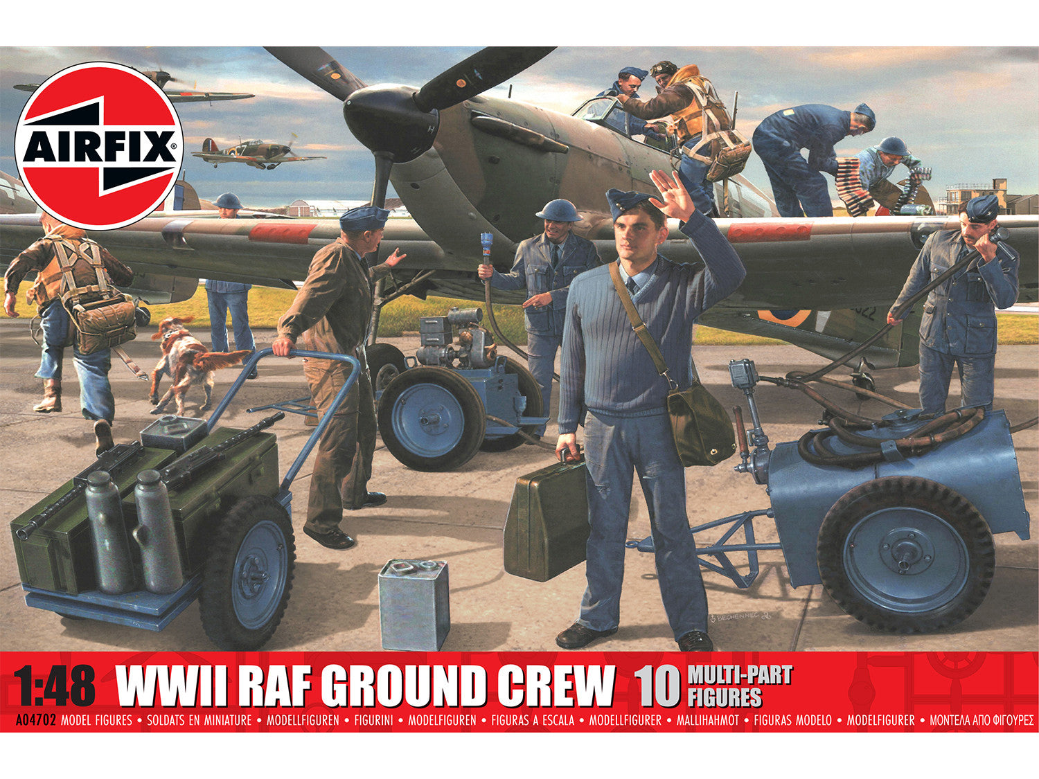 British WWII RAF Ground Crew (1:48 Scale)