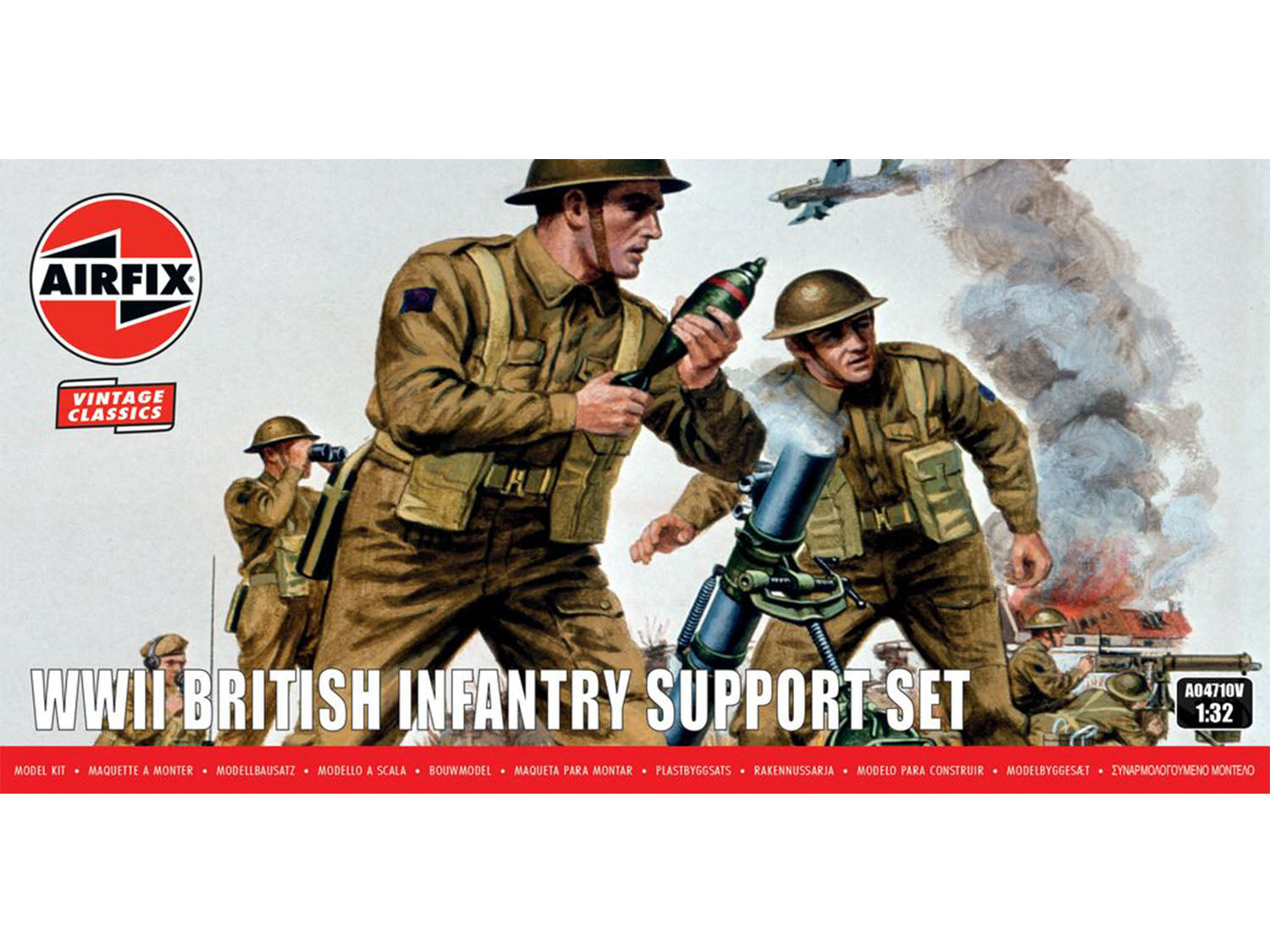 Airfix British Infantry Support Set A04710V