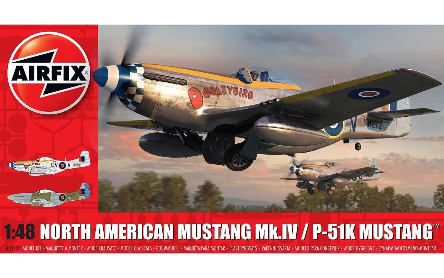 US North American Mustang Mk.IV/P-51K Mustang (1:48)
