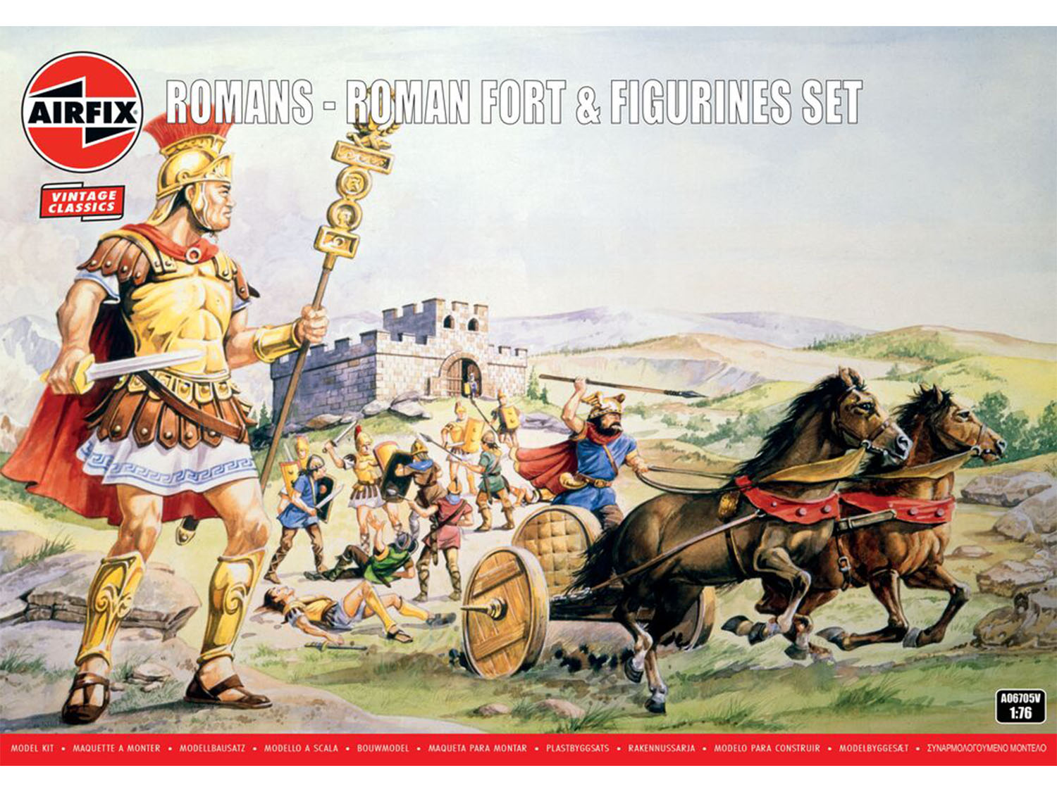Airfix Romans - Roman Fort & Figurines Set A06705V