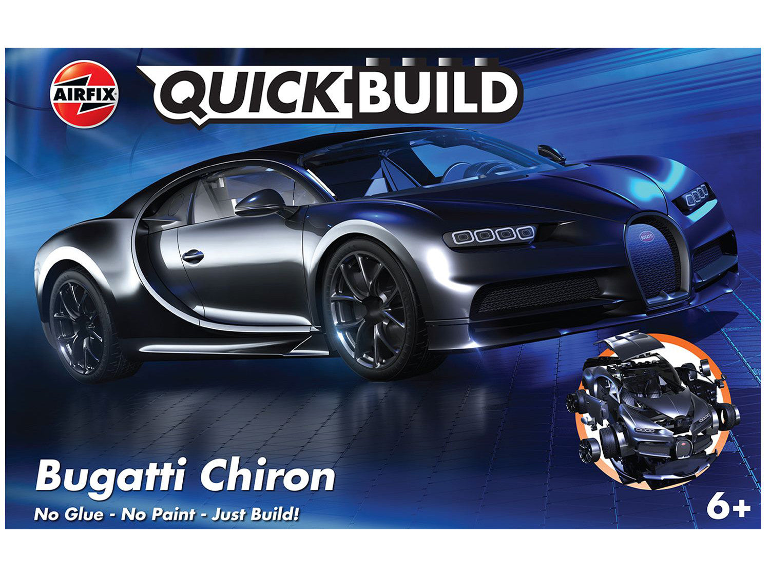 Airfix Quickbuild Bugatti Chiron - Black