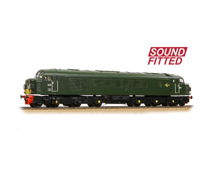 Branchline Class 45 Split Headcode D25 BR Plain Green (Small Yellow Panels) 32-679ASF - Locomotives