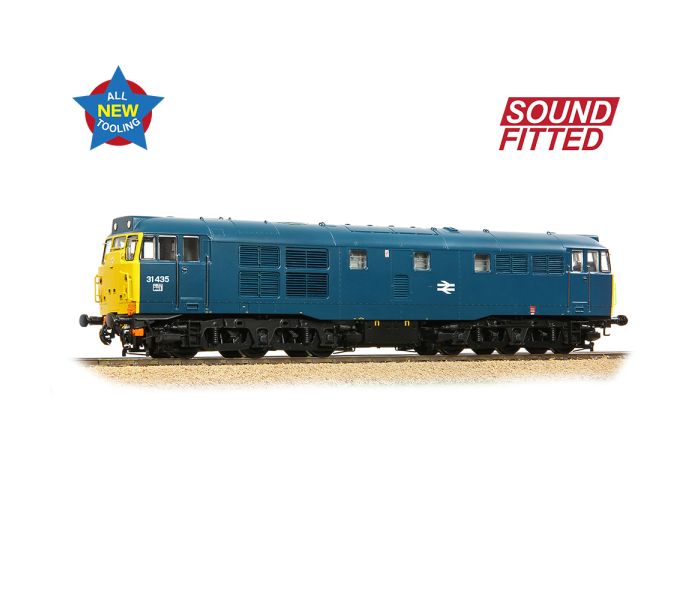 Branchline Class 31/4 Refurbished 31435 BR Blue 35-825SF - Locomotives