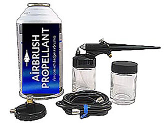 Basic Spray Gun Set with Propel, Jar, Regulator &amp; Hose