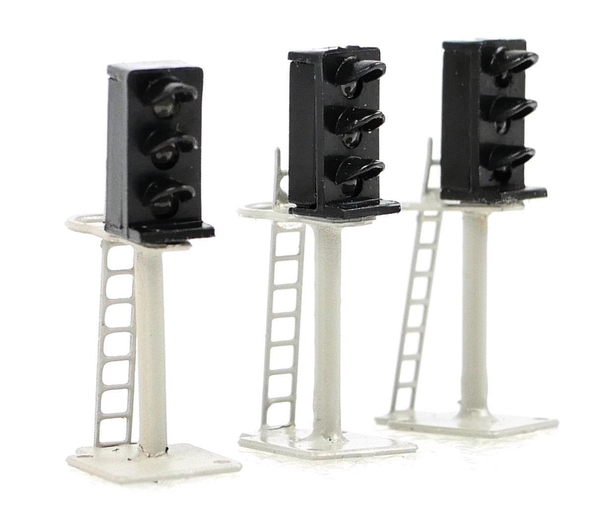 Gaugemaster Track 3 Aspect Platform Mounted Signals N Scale (3) BPGM276