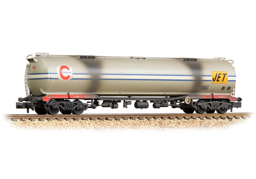 Graham Farish BR 102t Tea Bogie Tank Wagon 'Conoco/Jet' Grey [W] 373-563A