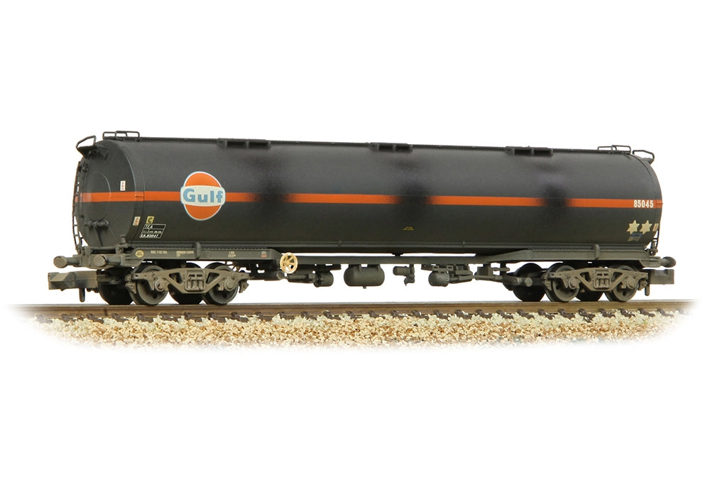 Graham Farish BR 102t Tea Bogie Tank Wagon 'Gulf' Black [W] 373-565A