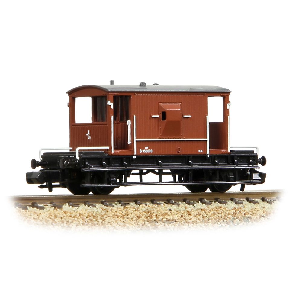 Graham Farish BR 20t Brake Van BR Bauxite (Early) 377-525F