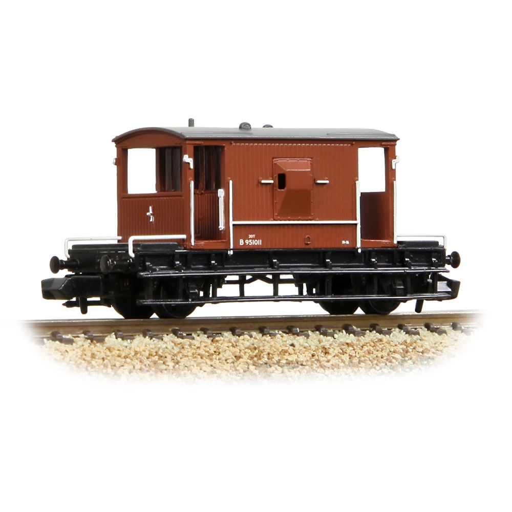 Graham Farish BR 20t Brake Van BR Bauxite (Early) 377-525G