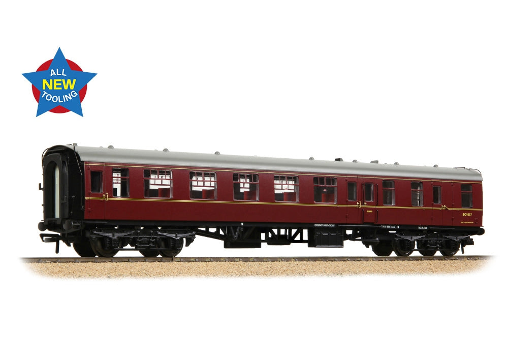 Branchline BR MK1 BSO Brake Second Open BR Maroon 39-801