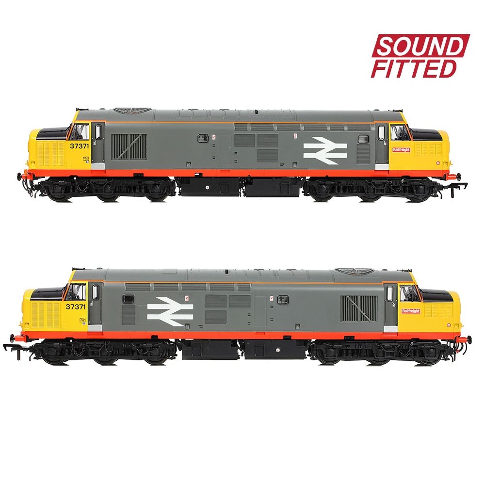 Class 37/0 Centre Headcode 37371 BR Railfreight (Red Stripe)