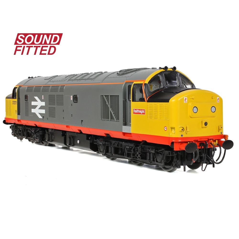 Class 37/0 Centre Headcode 37371 BR Railfreight (Red Stripe)