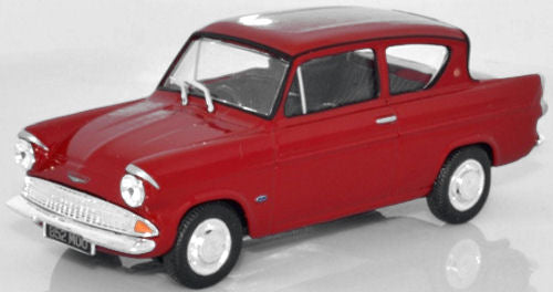 Cararama Ford Anglia 105E Saloon Monaco Red CR040