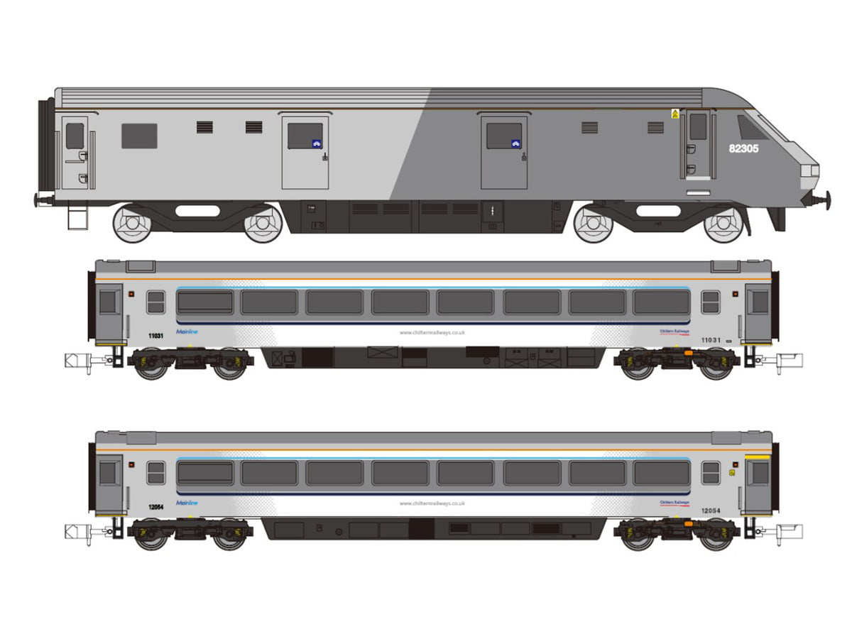 Dapol Chiltern Railways Slam Door Coach Set (8) DA2D-017-101