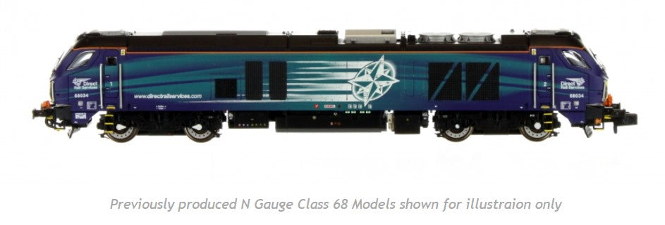 Dapol Class 68 018 &#39;Vigilant&#39; DRS Compass DA2D-022-013