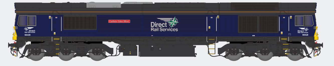 Dapol Class 66 428 'Carlisle Eden Mind' DRS DA2D-066-008