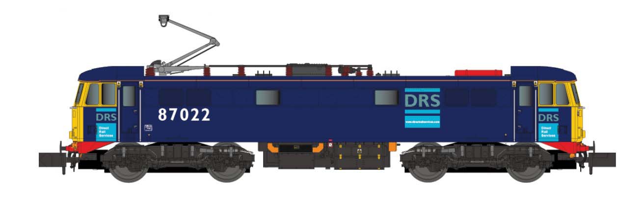 Dapol Class 87 022 DRS (DCC-Fitted) DA2D-087-004D