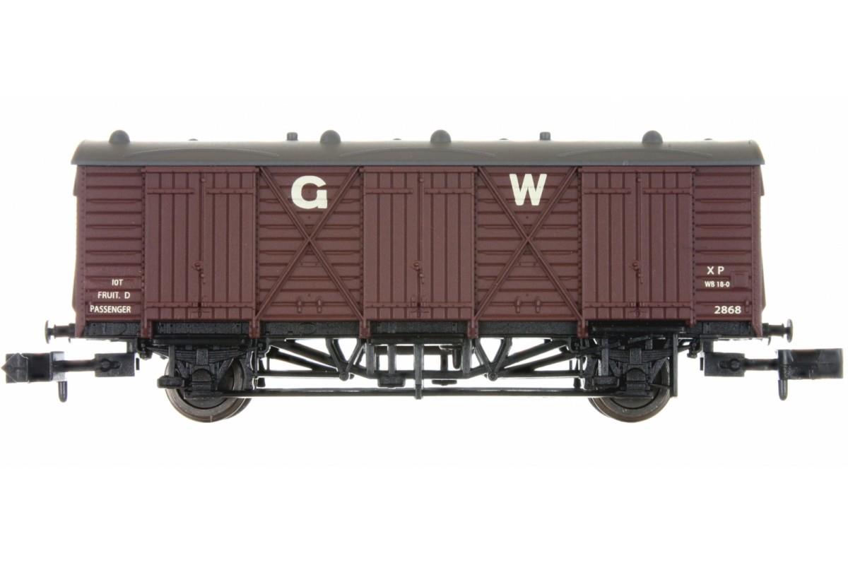 Dapol Fruit D Van GWR Brown 2868 DA2F-014-010