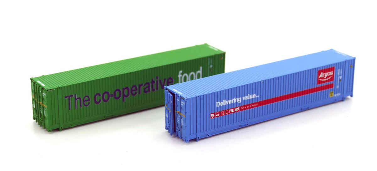 Dapol 45ft Hi-Cube Container Pack (2) Argos/Co op DA2F-028-017