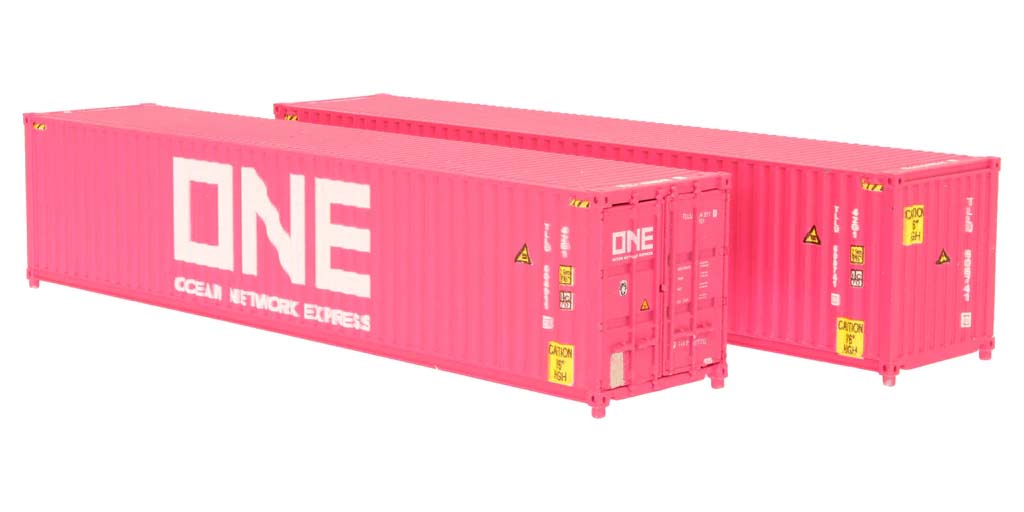 Dapol 40ft Container Set (2) ONE DA2F-028-118