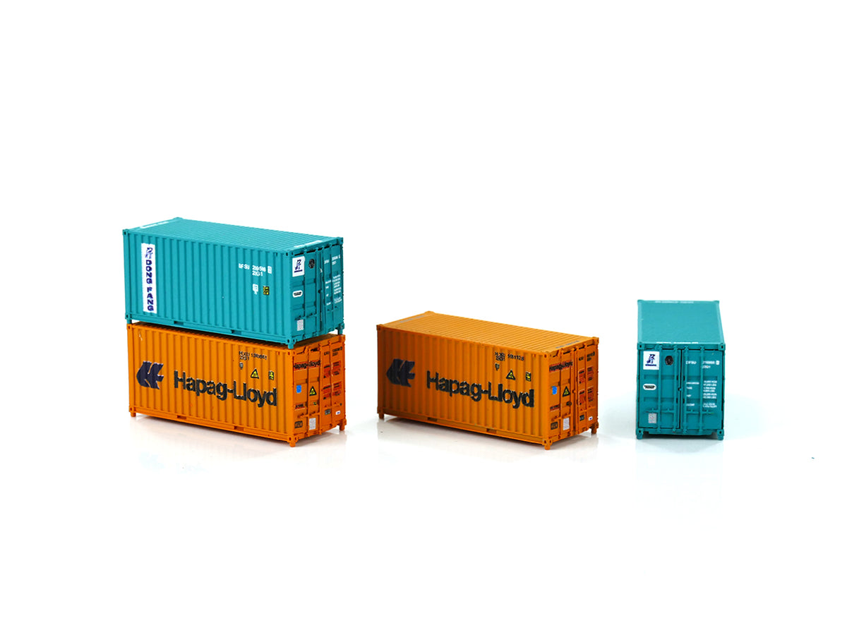 Dapol 20ft Container Set (2) Hapag-Lloyd/Dong Fang DA2F-028-206