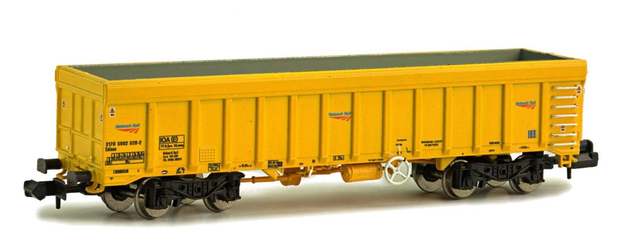 Dapol IOA Ballast Wagon Network Rail Yellow 3170 5992 118-7 DA2F-045-009