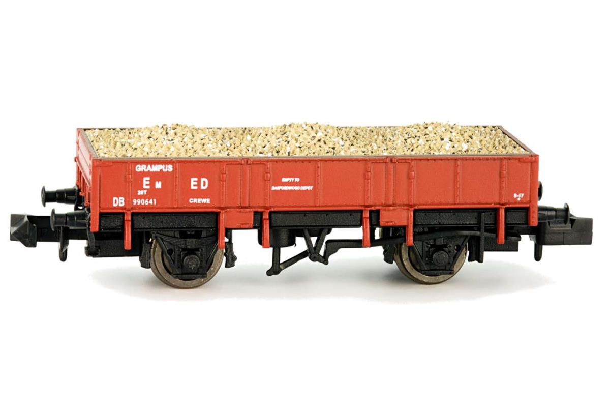 Dapol Grampus Wagon BR Indian Red DB985730 DA2F-060-017