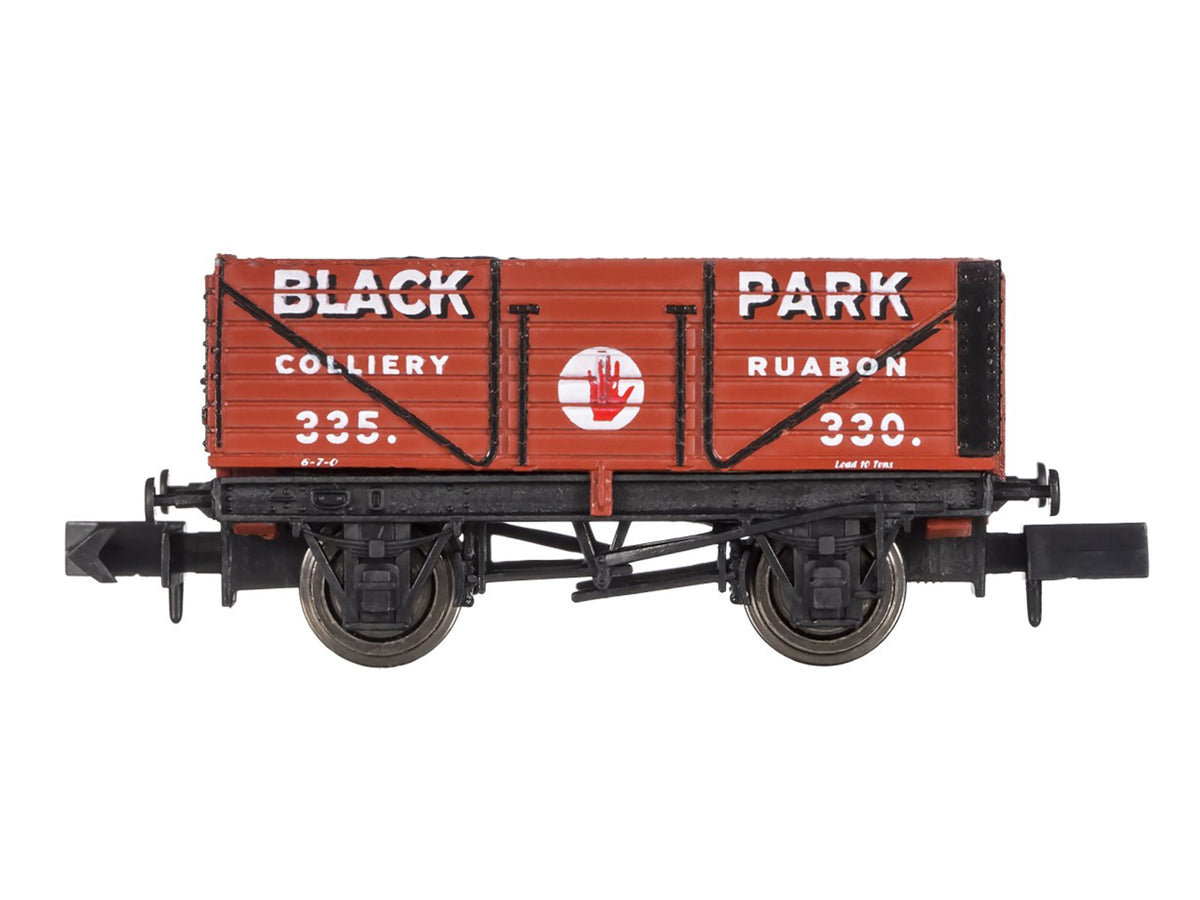 Dapol 7 Plank Wagon Black Park Ruabon 330 DA2F-071-086