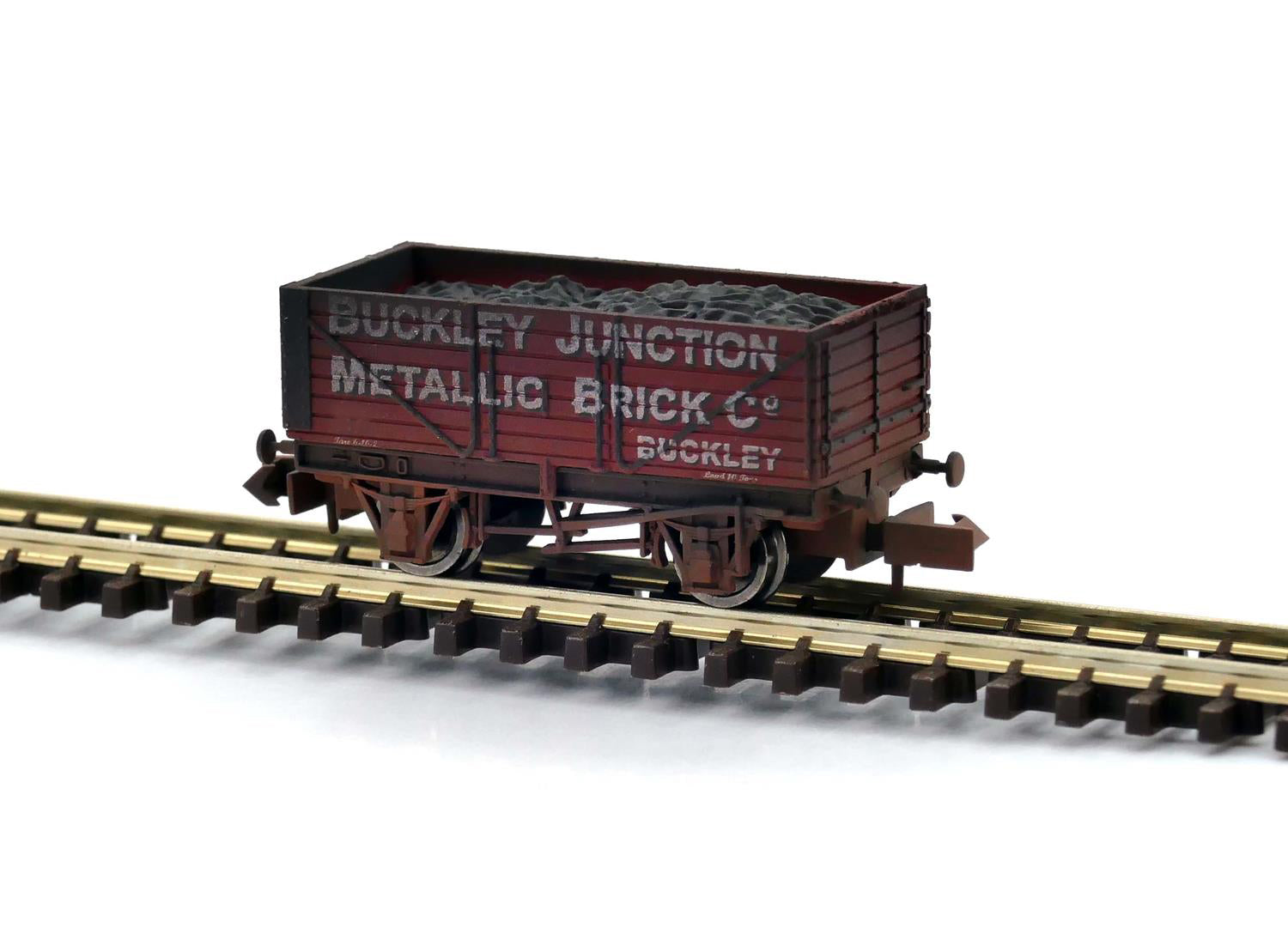 Dapol 7 Plank Wagon Buckley Junction 24 Weathered DA2F-071-089