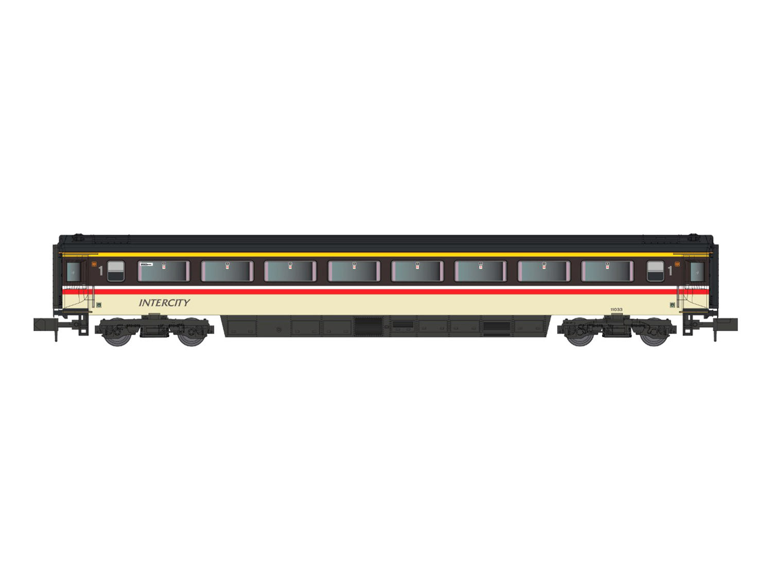 Dapol Mk3 1st Class Coach BR Intercity Swallow 11033 DA2P-009-130