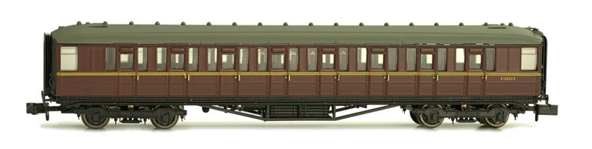 Dapol Gresley Coach BR Maroon 2nd E12105E DA2P-011-076