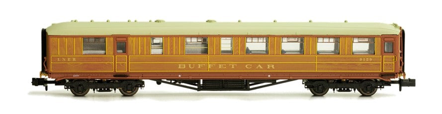 Dapol Gresley Coach LNER Teak Buffet 9132 DA2P-011-306