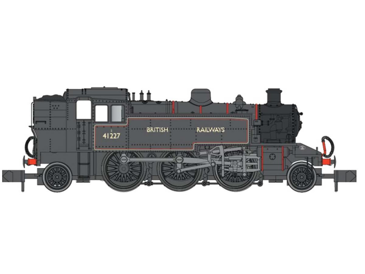 Dapol Ivatt 2-6-2T 41227 BR Lined Black (DCC-Fitted) DA2S-015-006D