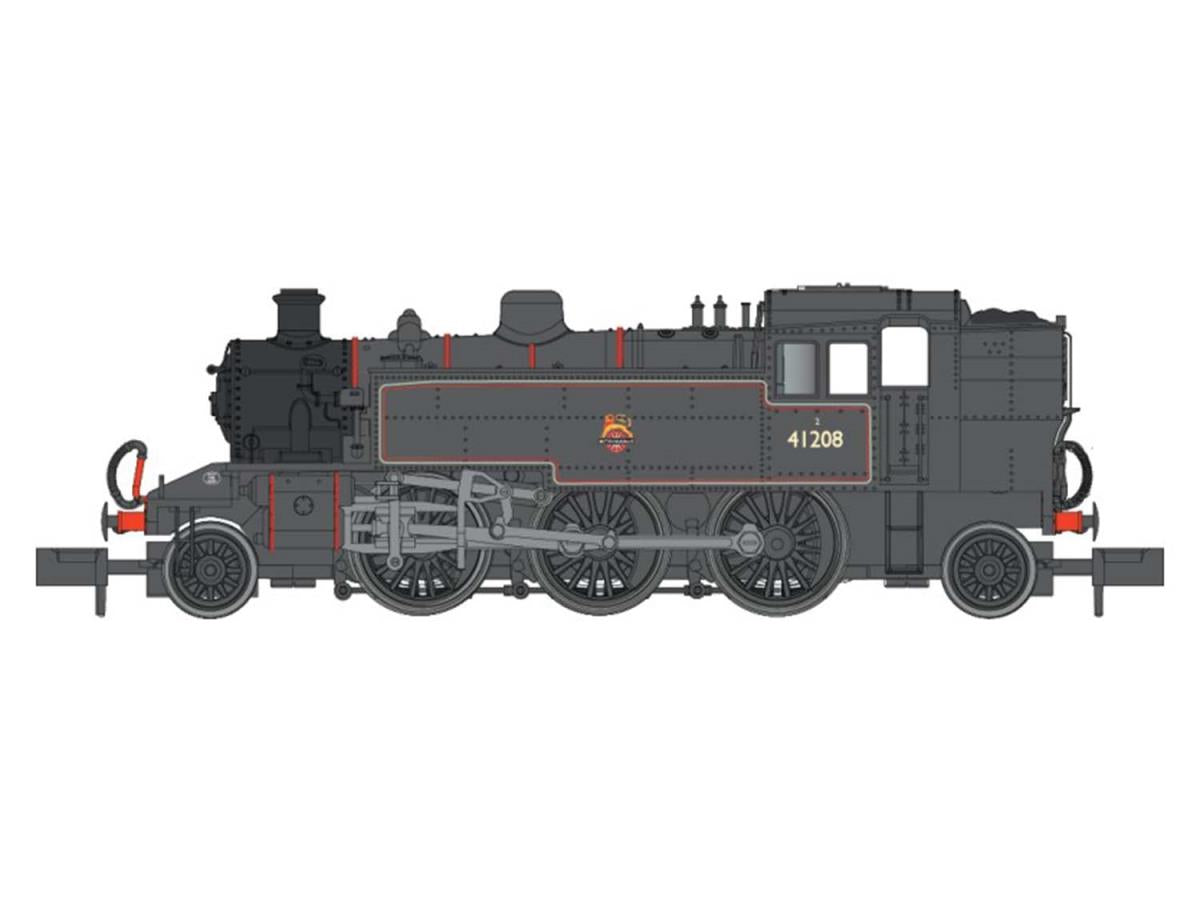 Dapol Ivatt 2-6-2T 41208 BR Early Lined Black (DCC-Fitted) DA2S-015-007D