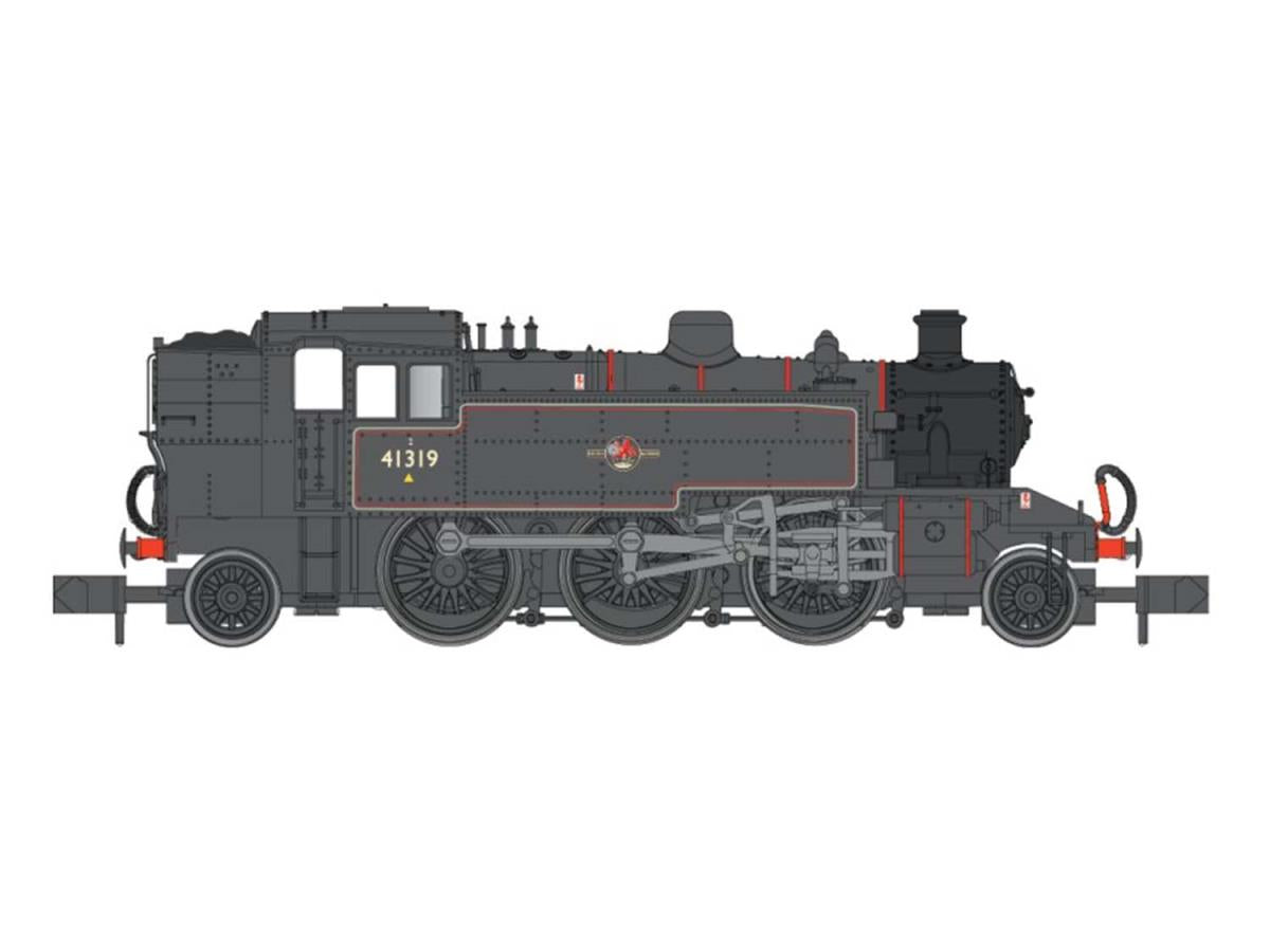 Dapol Ivatt 2-6-2T 41319 BR Late Lined Black (DCC-Fitted) DA2S-015-010D